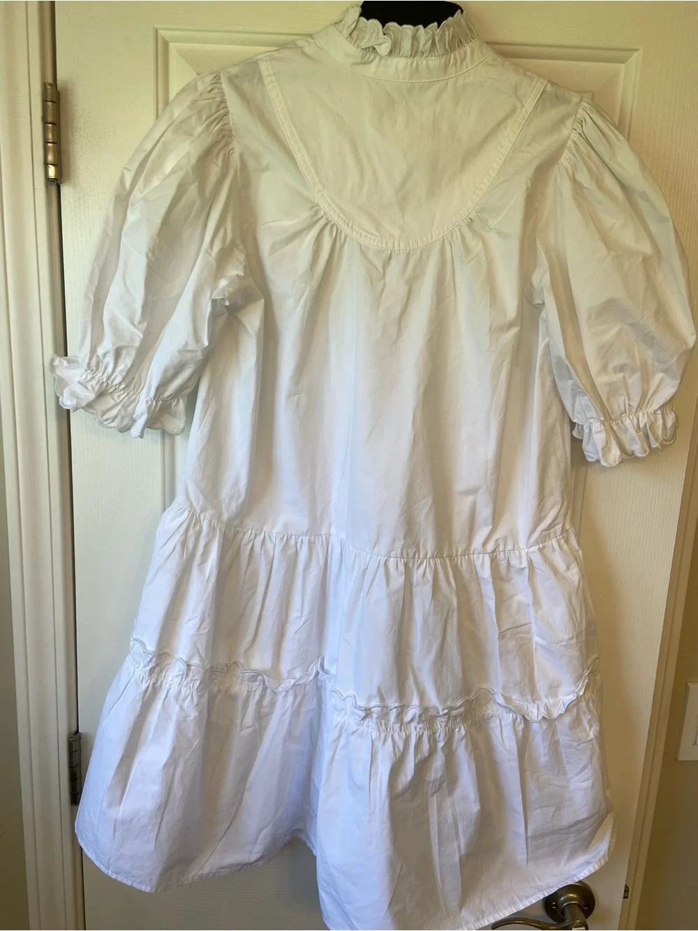 Tuckernuck Pomander Place White Selena Mini Dress Medium - Picture 13 of 13